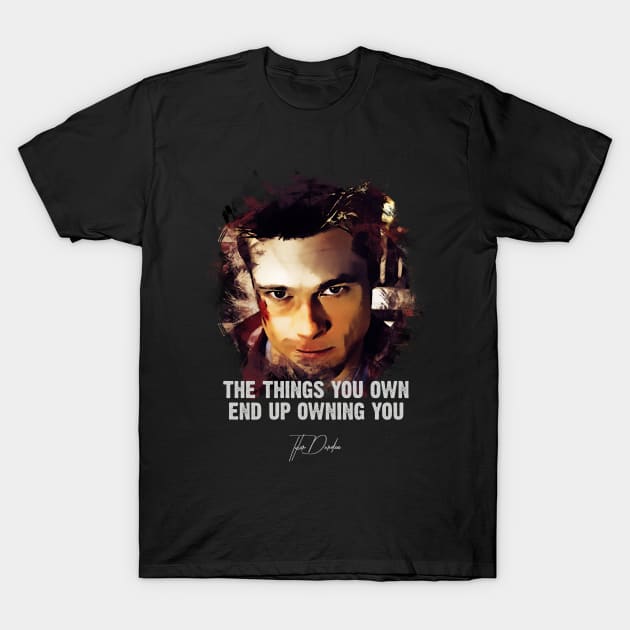 Tyler Durden - FIGHT CLUB T-Shirt by Naumovski